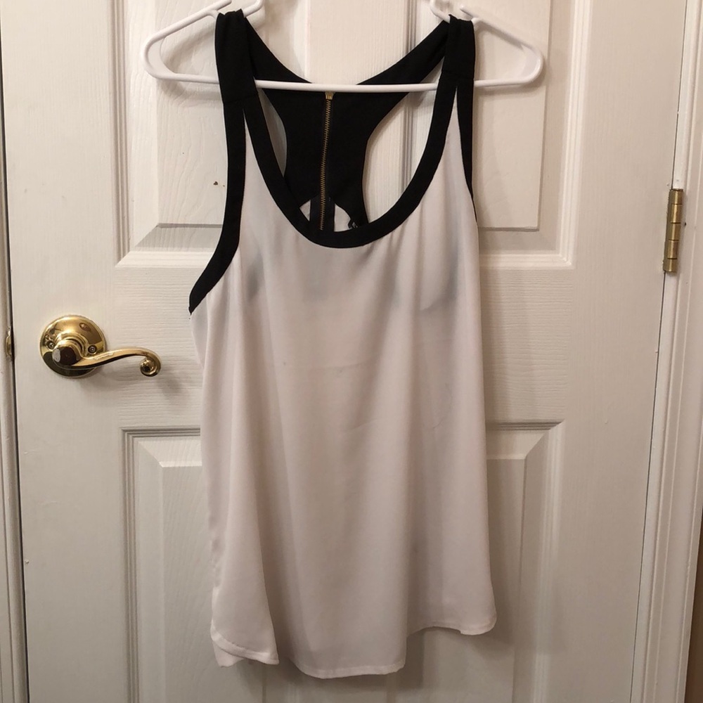 Black & White tank top